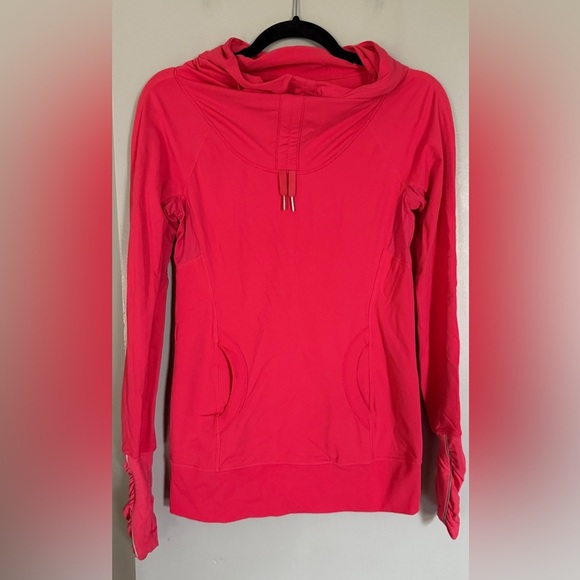 Lululemon Ambition Pullover - Bright Pink Orange - Picture 2 of 6